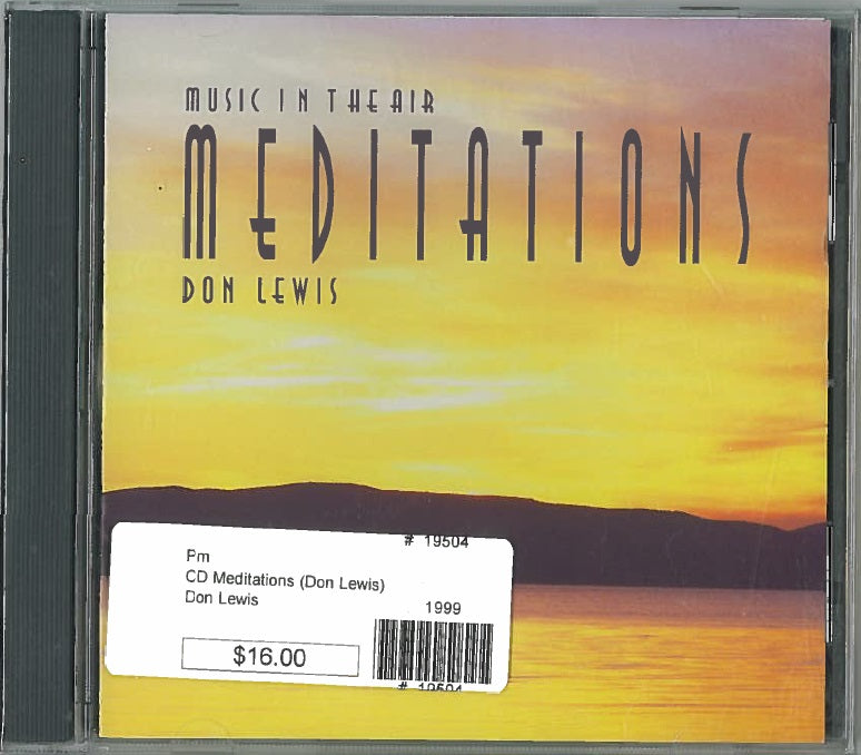 Music in the Air Meditations, CD of music performed by Don Lewis
